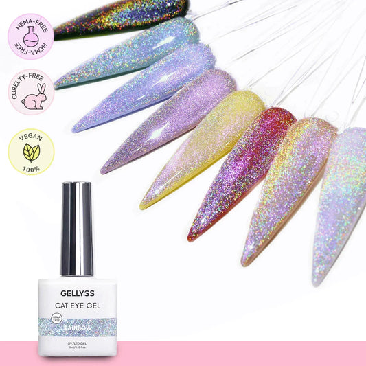 Rainbow Cat Eye Gel